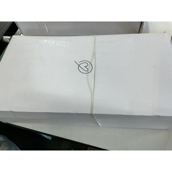 NIB The Drop Womens 9 Jolene Fold Over Tall Boot Silver Crackle Disco Party - Picture 2 of 9